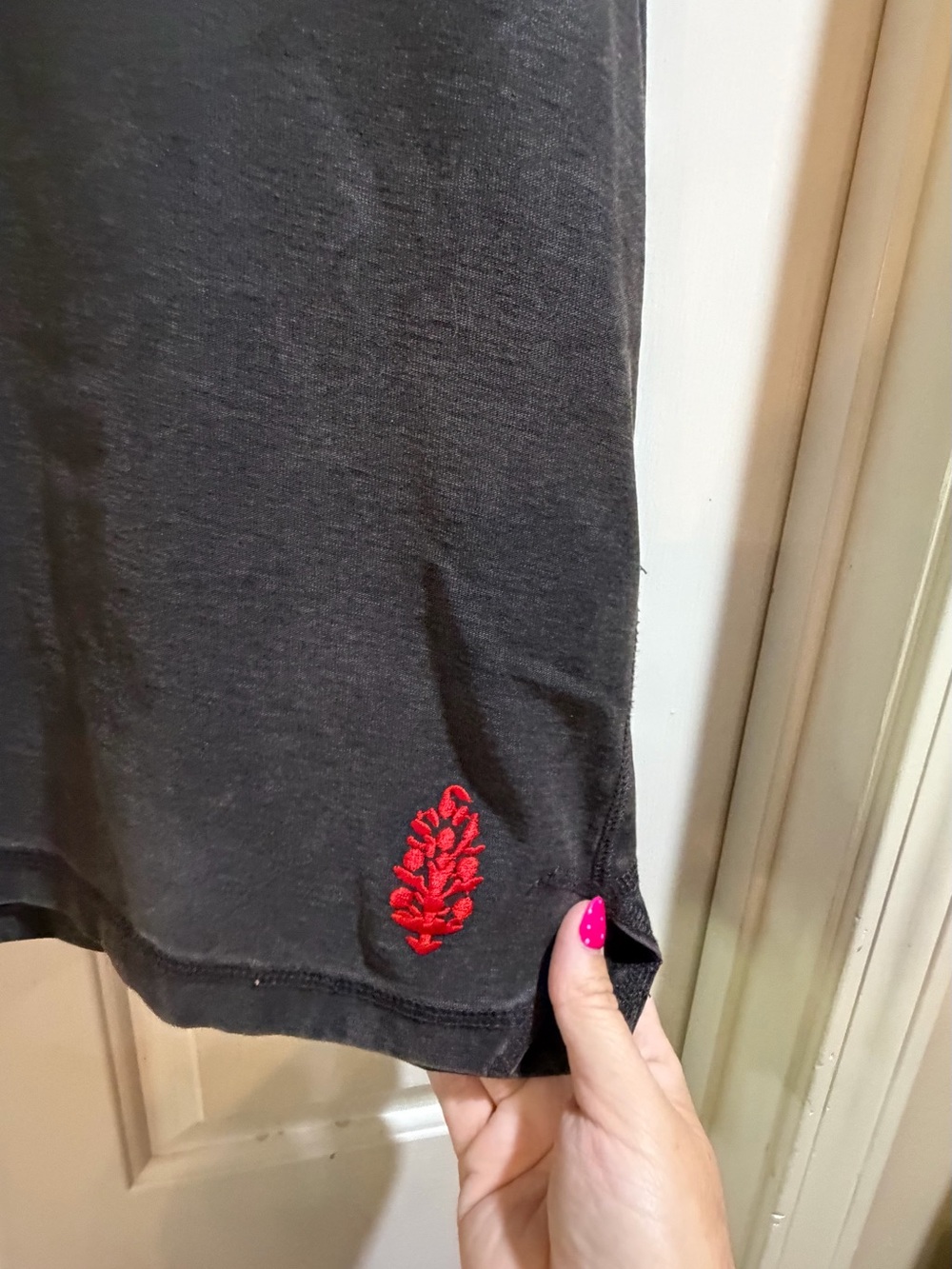 Free People Mock Neck Black NWT - Picture 2 of 6